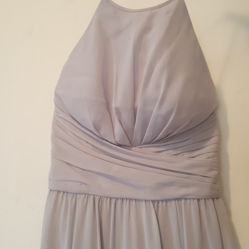 Amsale JAYLA dress in DOVE size 6